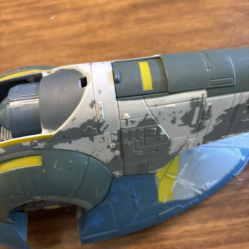 Star‎ Wars The Clone Wars Hasbro 2001 Slave 1 Attack Ship Incomplete